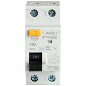 TYPE A 40A 30mA 2P RCD