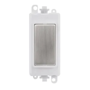 Blank Module - White - Stainless Steel