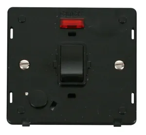 20A DP Switch With Flex Outlet & Neon Insert - Bla
