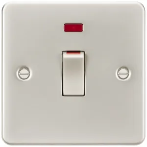 45A DP Switch with Neon (1G size) - Pearl
