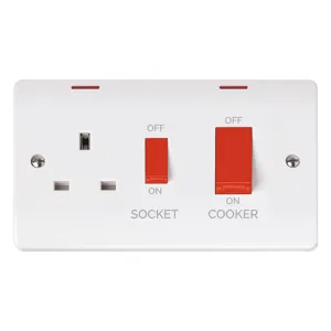 Mode - 50A Cooker Control Unit With LEDs - Red Roc