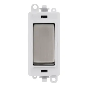 20AX Intermediate Switch Module - White - Stainles