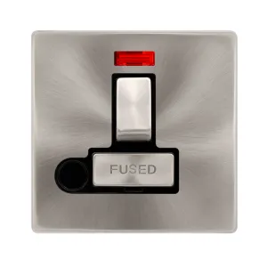 13A INGOT SWITCHED FUSED CONNECTION UNIT WITH NEON