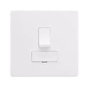 13A SWITCHED FUSED CONNECTION UNIT - POLAR WHITE C