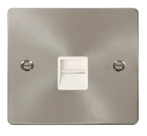 Single Telephone Socket Master  - White