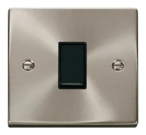 1 Gang 2 Way 10AX Switch - Black