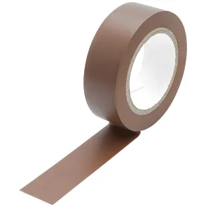 BROWN INSULATION TAPE 19MM X 20M REEL