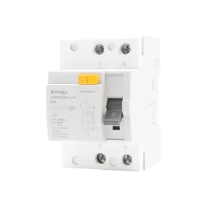 2 Pole Bi-Directional 40A 30mA RCCB (Type B)