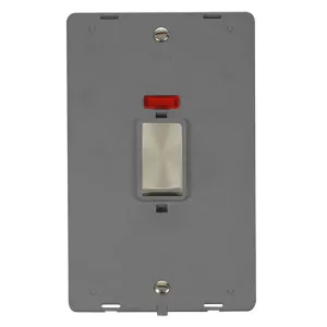 Definity - 50A 2 Gang Double Pole Switch With Neon