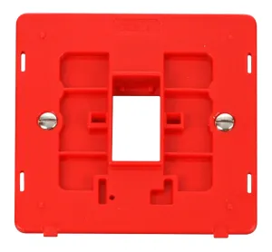 1 Gang Plate Single Aperture Insert - Red