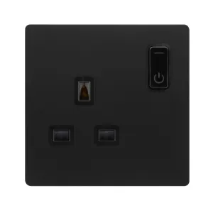 13A 1G RF SMART SOCKET DEFINITY BK BK
