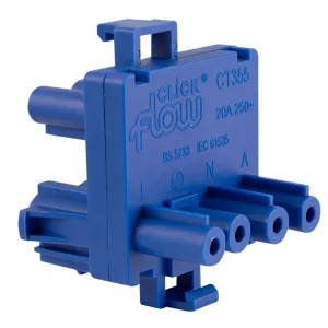 FLOW 20A 4P (1 IN 2 OUT) COMPT SPLITTER