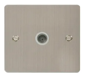1 Gang Coaxial Socket  - White