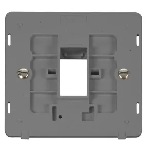 1 Gang MiniGrid- Unfurnished Plate Insert - 1 Aper