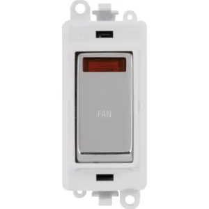 20AX Double Pole Switch With Neon Module - Polar W