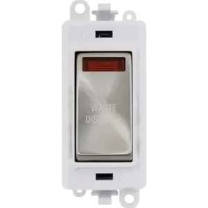 20AX Double Pole Switch With Neon Module - Polar W
