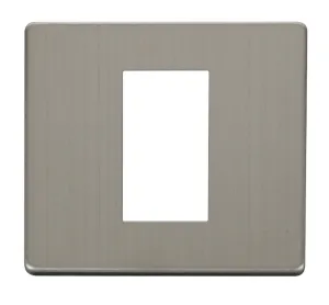 1 Gang Plate Single Media Module Cover Plate - Sta