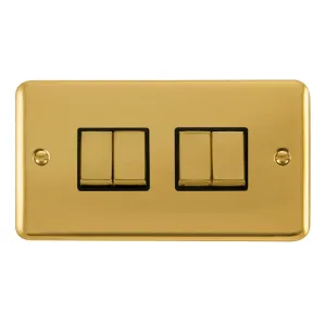 10AX Ingot 4 Gang 2 Way Plate Switch