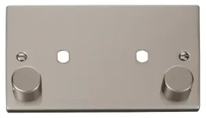 2 Gang Plate Twin Aperture (1630W Max)