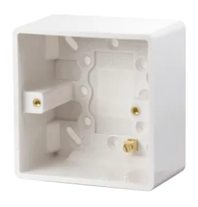 1 Gang 47mm Deep Pattress Box