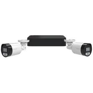 Rekor IP 24/7 IP PoE 2MP 4CH 2 Camera Bullet Kit 1