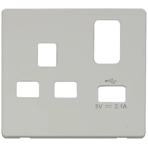 13A 1G Switched Socket With 2.1A USB Charger Cover