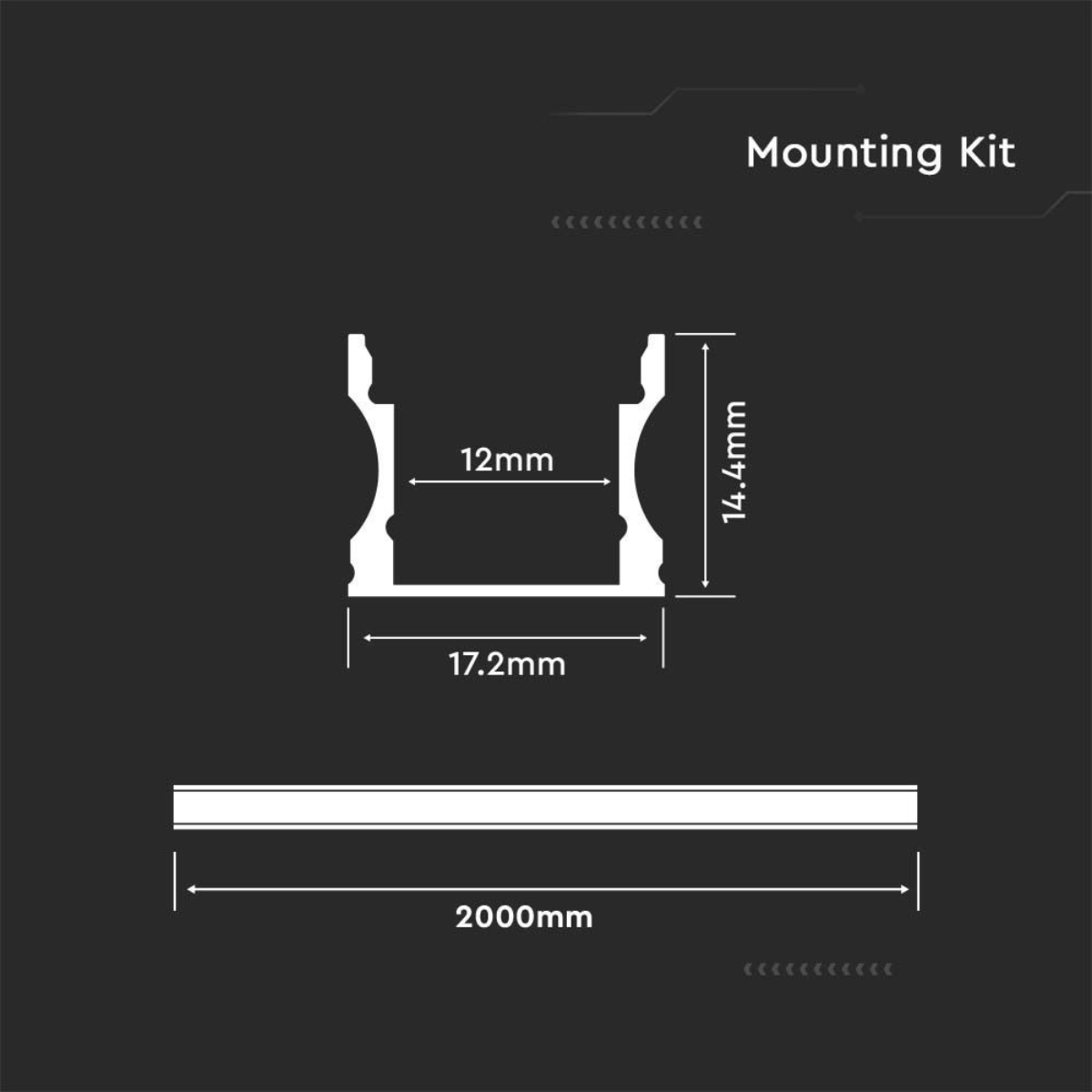 Profile, For LED Striplight