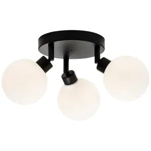 230V IP44 G9 Triple Spotlight with Round Frosted G