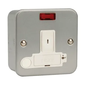 13A DP KEY SWITCH LOCKABLE FCU WITH NEON