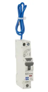 LEWDEN RCBO B20A 30mA 1MOD 1P + Solid N