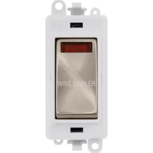 20AX Double Pole Switch With Neon Module - Polar W