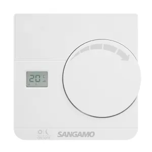 CHOICE PLUS ROOM THERMOSTAT DIGITAL WHITE