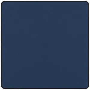 EVOLVE MATT BLUE SINGLE BLANK PLATE