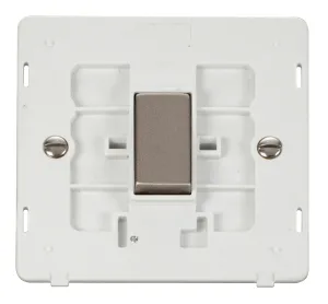Ingot 10AX 1 Gang 2 Way Switch Insert - White / St