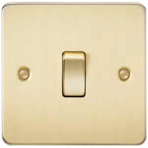 10AX 1G Intermediate Switch - Brushed Brass