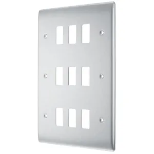 GRID FRONT PLATE METAL NEXUS - BR ST STEEL - 9 GAN