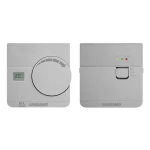 CHOICE PLUS ROOM THERMOSTAT DIGITAL SILVER WIRELES