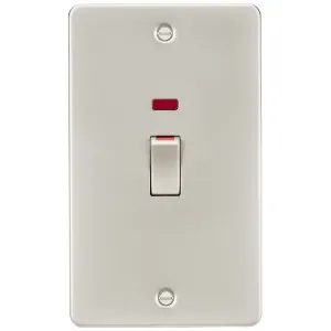 45A DP Switch with Neon (2G size) - Pearl