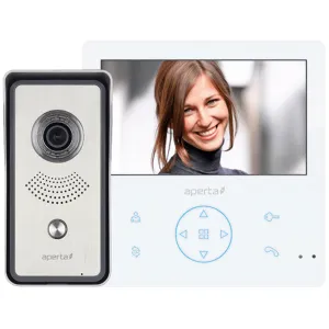 VIDEO DOOR ENTRY KIT (WHITE GUI MONITOR)