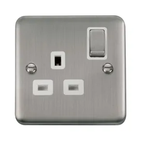 13A Ingot 1 Gang DP Switched Socket