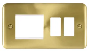 Hotel Accessory Plate - 2 Gang Gridpro Frontplate
