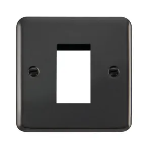 1 Gang New Media- Unfurnished Plate - 1 Aperture