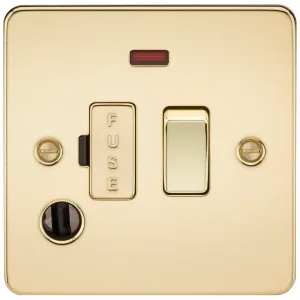 13A Switched Fused Spur Unit with Neon & Flex Outl