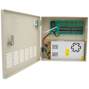 18 Way 12vDC 10Amp CCTV Power Supply