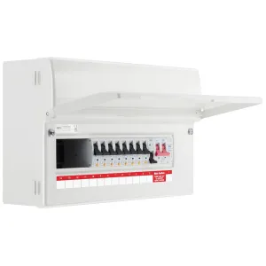 Metal Consumer Unit 12 Way with 100A Main Switch,