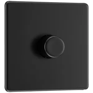 SCREWLESS FLATPLATE MATT BLACK SINGLE INTELLIGENT