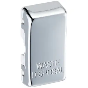 GRID ROCKER "WASTE DISP" - CHROME - PACK 10