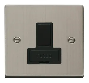 13A Fused Switched Connection Unit - Black