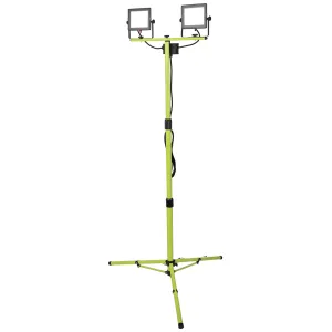ECO TRIPOD  BLACK TWIN 5000LM 2X50W 5000K - UK PLU
