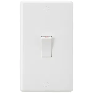 45A DP Switch (2G size) - White Rocker